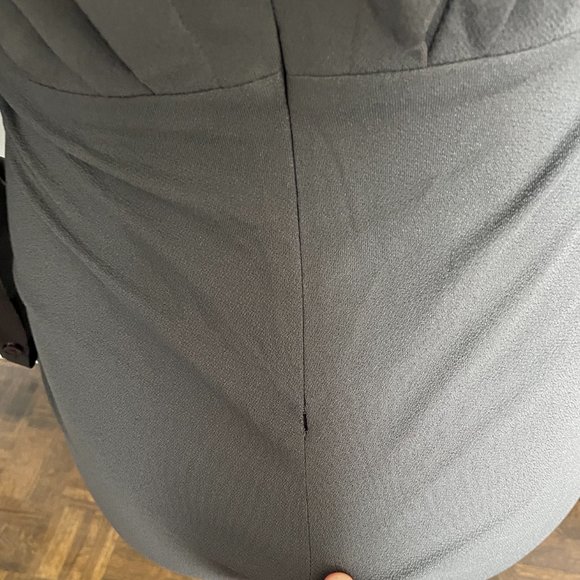 Yigal Azrouël Long sleeve fitted Grey Dress - Picture 3 of 8